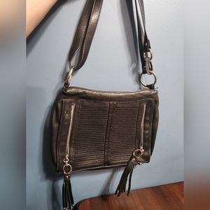 B. Makowsky black leather bag - womens shoulder bag